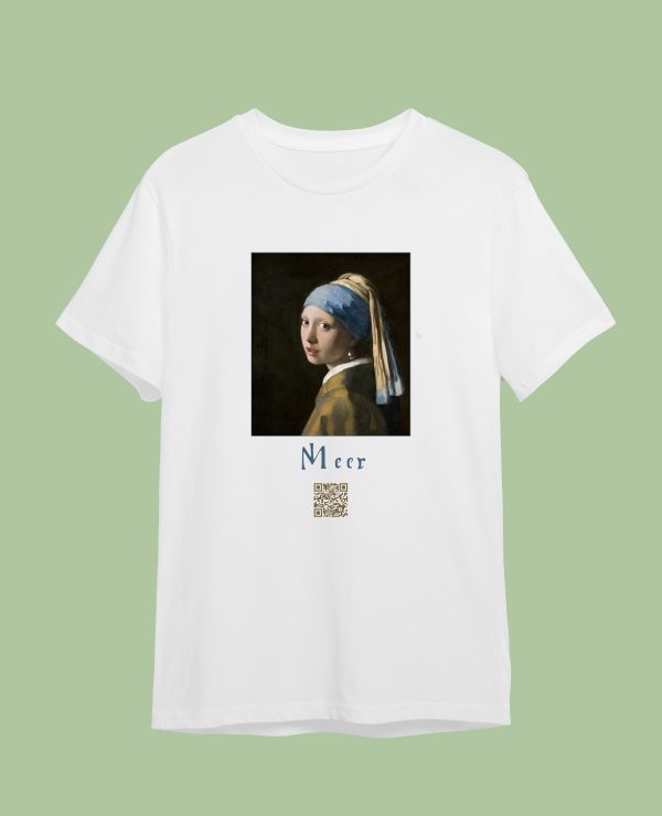 T-shirt Girl with a pearl earring - Interactiva