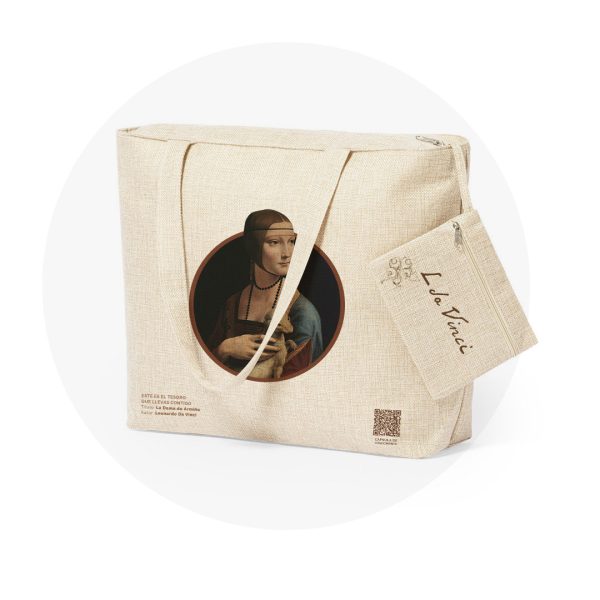 Ecobag Duo La Dama del Armiño - Imagen 2