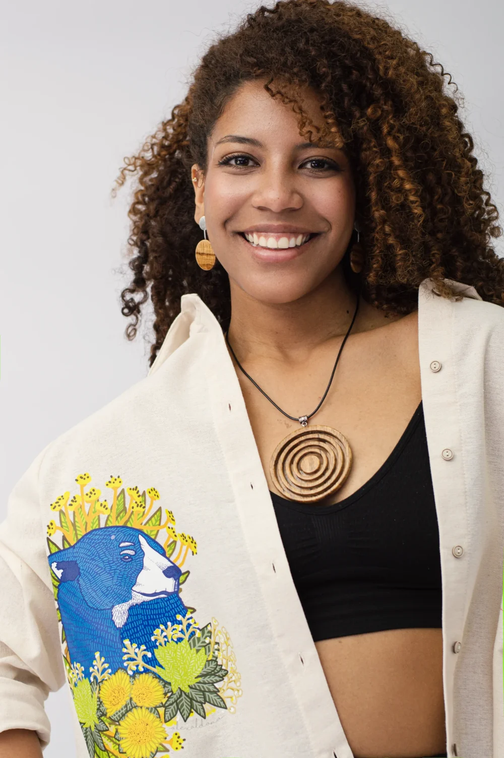 moda sostenible - Arte Porquesí - oso andino